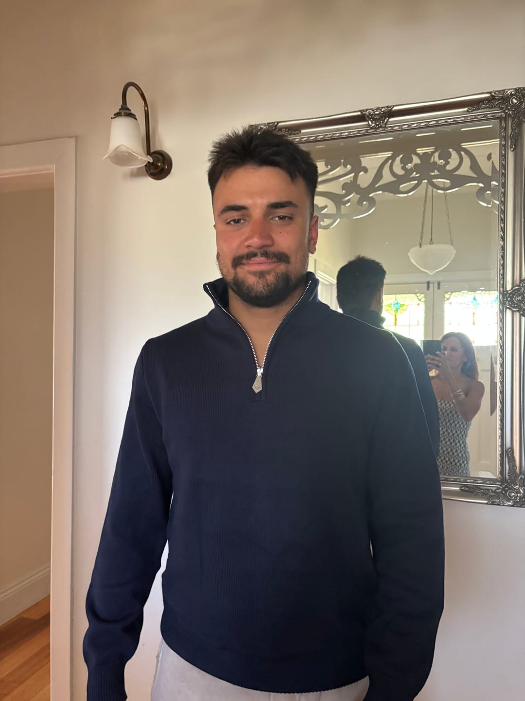 Customer photo review of Signature Quarter-Zip