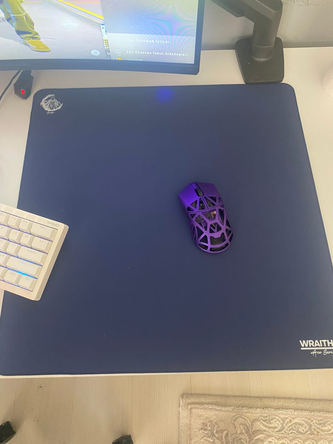 Customer photo review of Wraith Ace Series Poron Mousepad