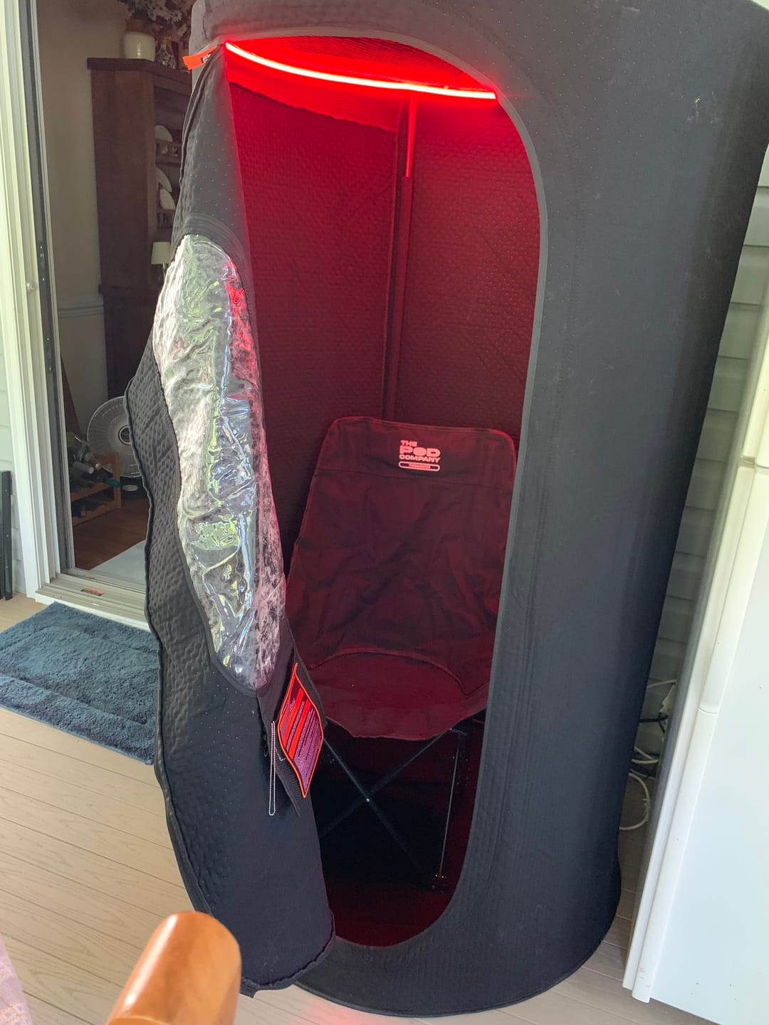 Customer photo review of The Sauna Pod 2.0