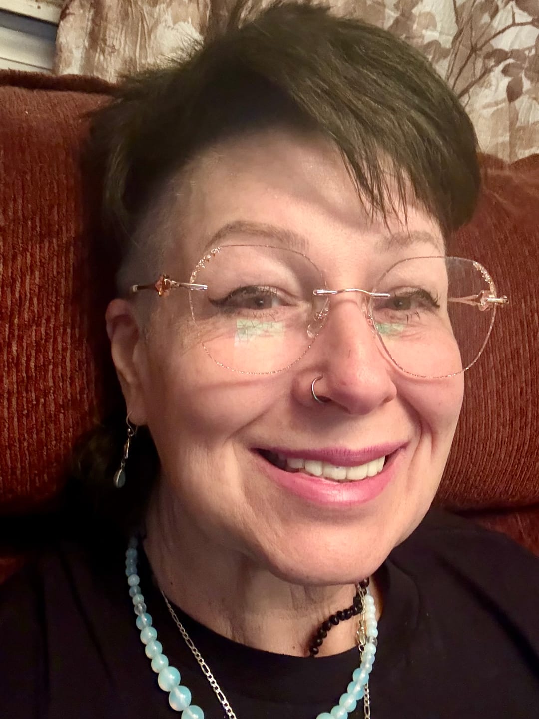 Customer photo review of Glitter Eyeglasses