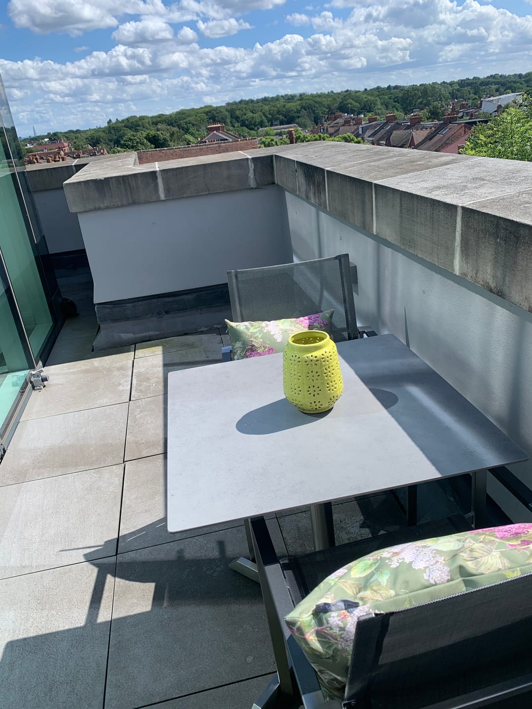 Customer photo review of Outdoor Garden Waterproof Cushion - Evening Garden