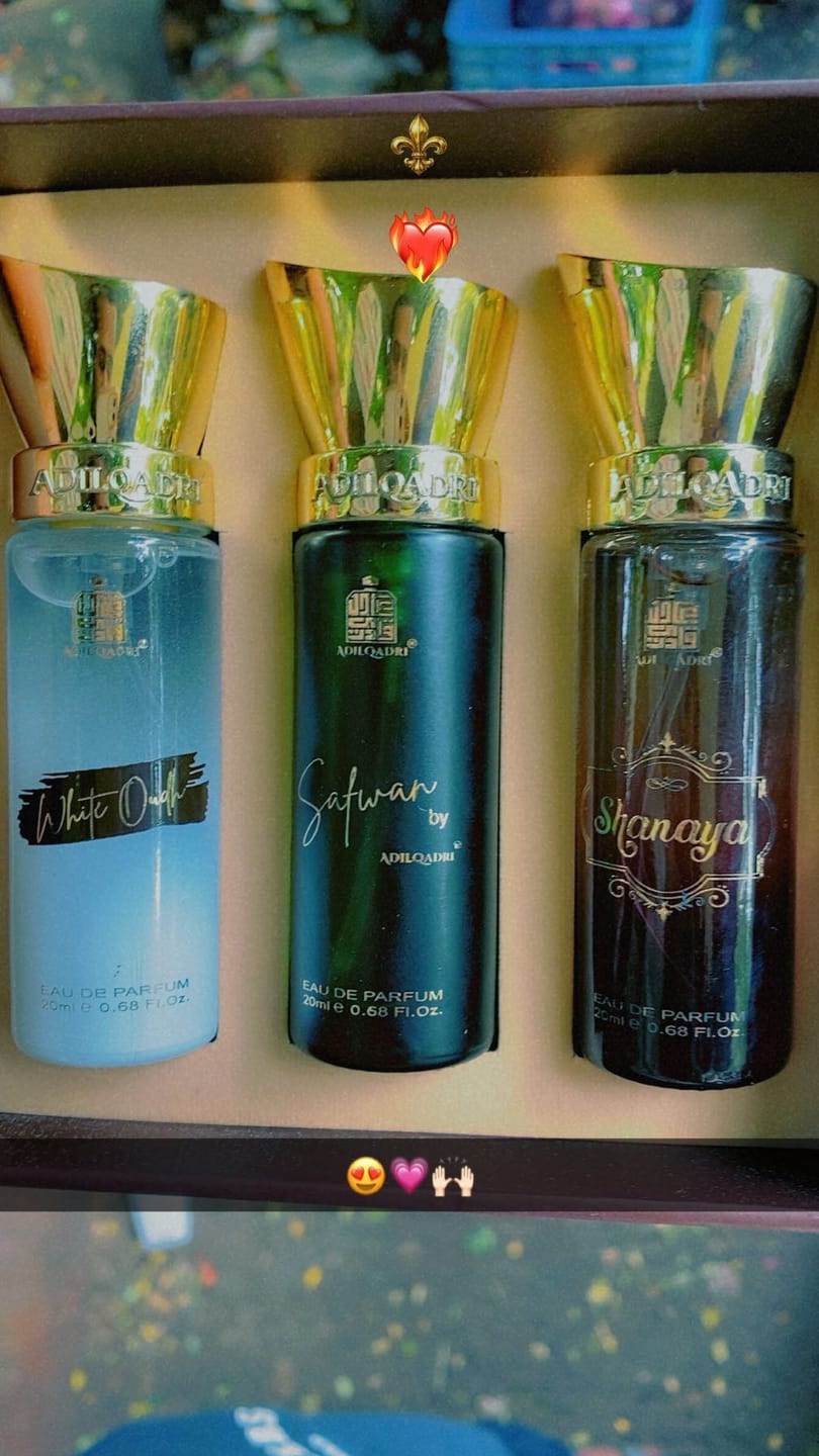 Customer photo review of Captivating Trio 3 Pcs Set Of Premium Perfume Spray