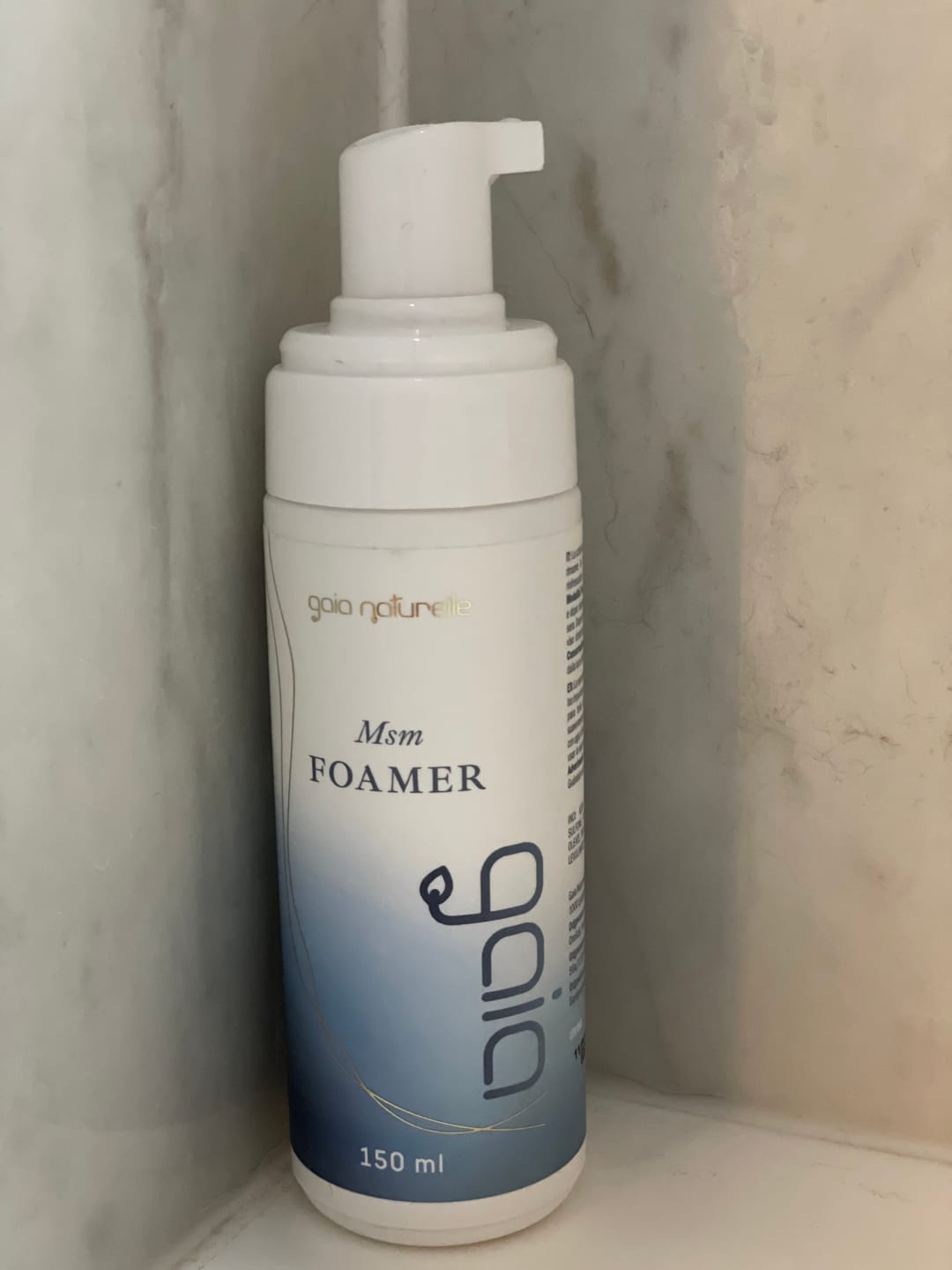 Customer photo review of MSM Foamer – pjena za pranje lica s MSM-om