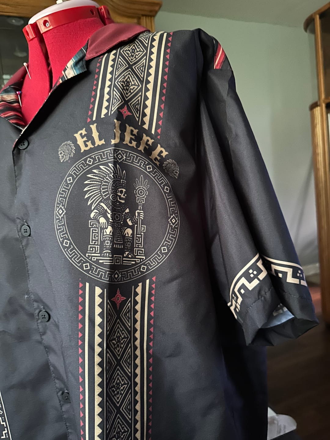 Customer photo review of El Jefe Azteca Guayabera