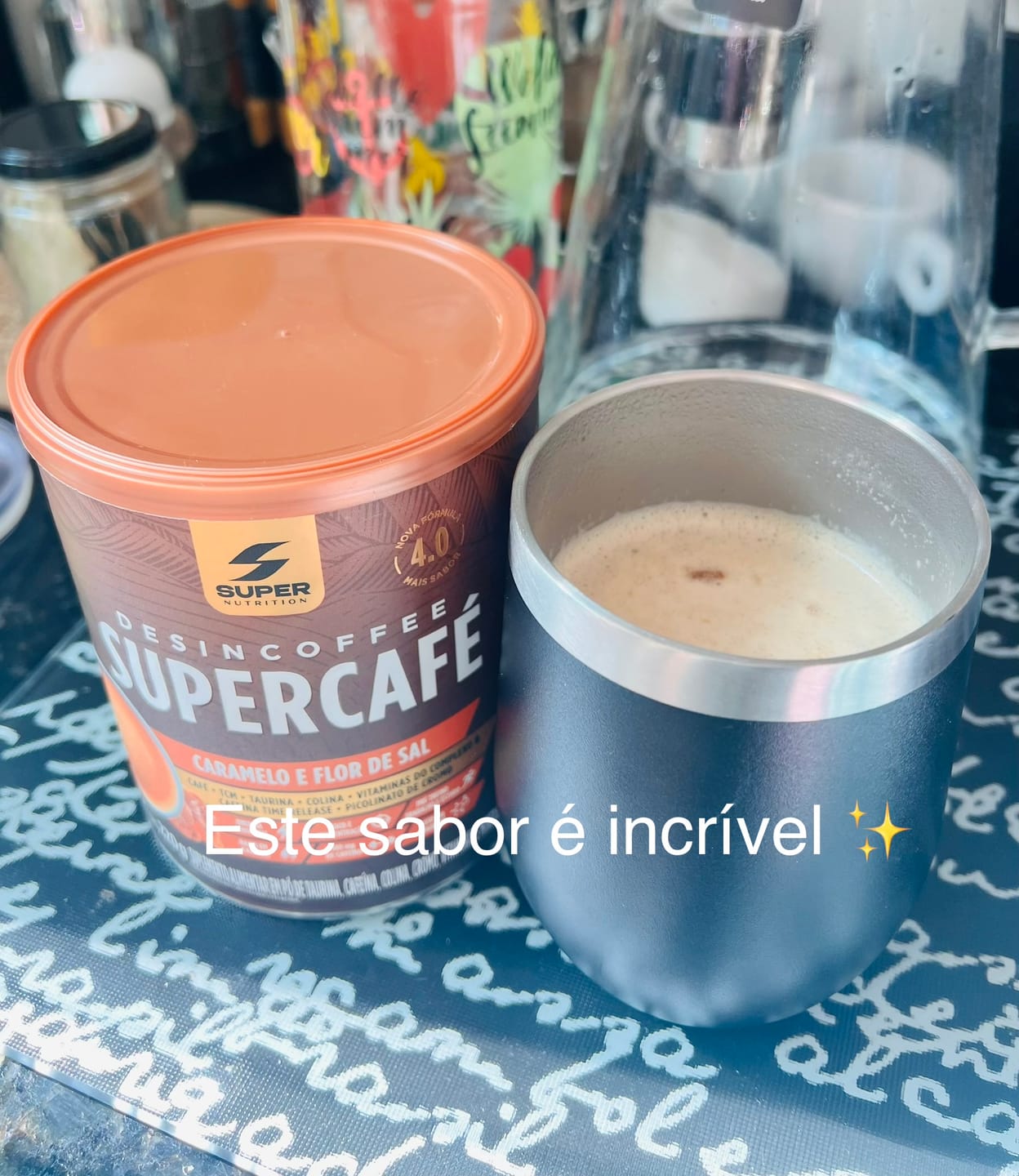 Customer photo review of Supercafé Caramelo Flor Sal
