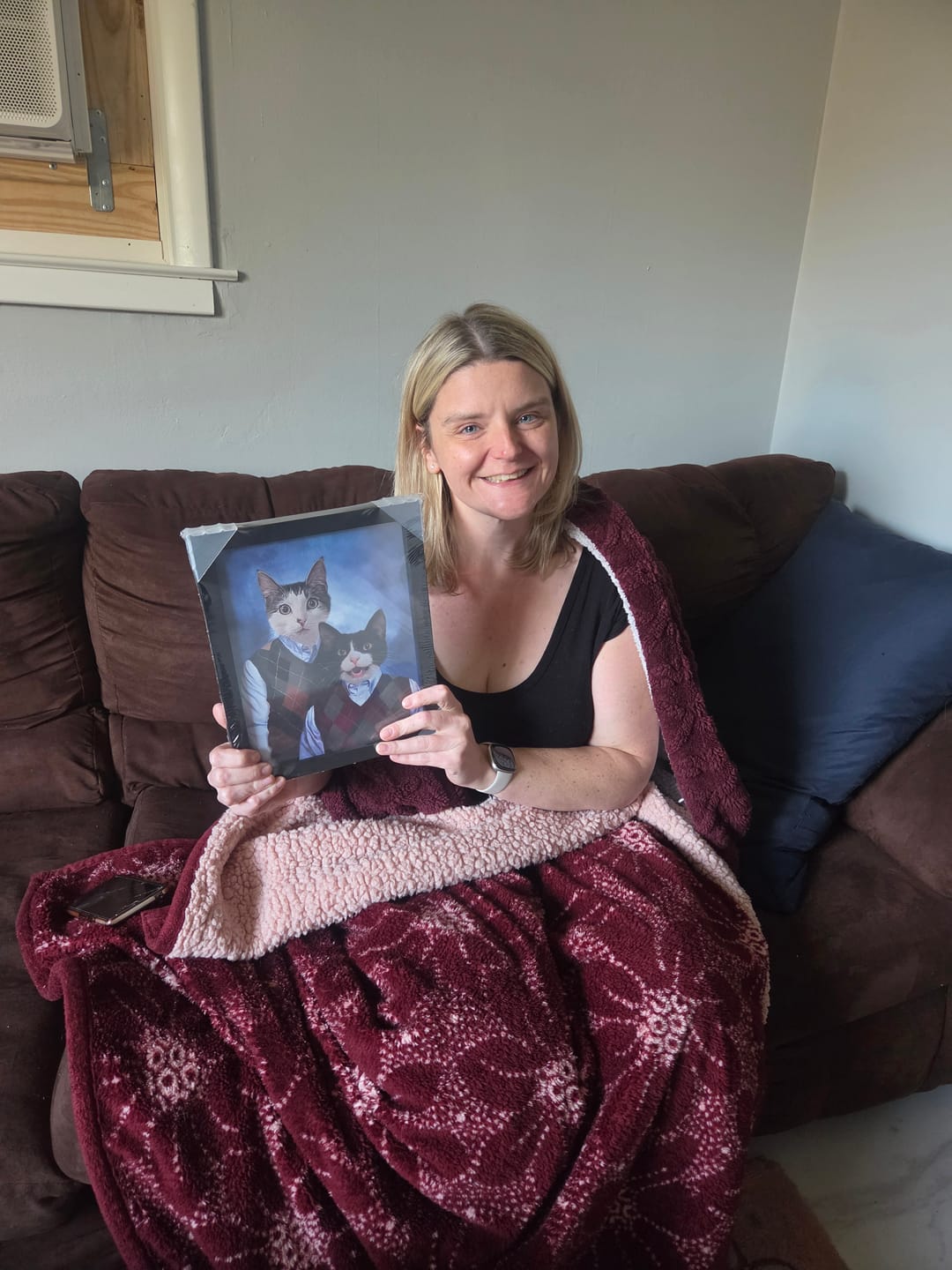 Customer photo review of The Step Brothers - Custom Pet Poster
