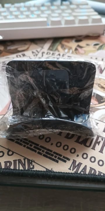 Customer photo review of Universal Headphone Stand – Under-Desk Headset Hanger