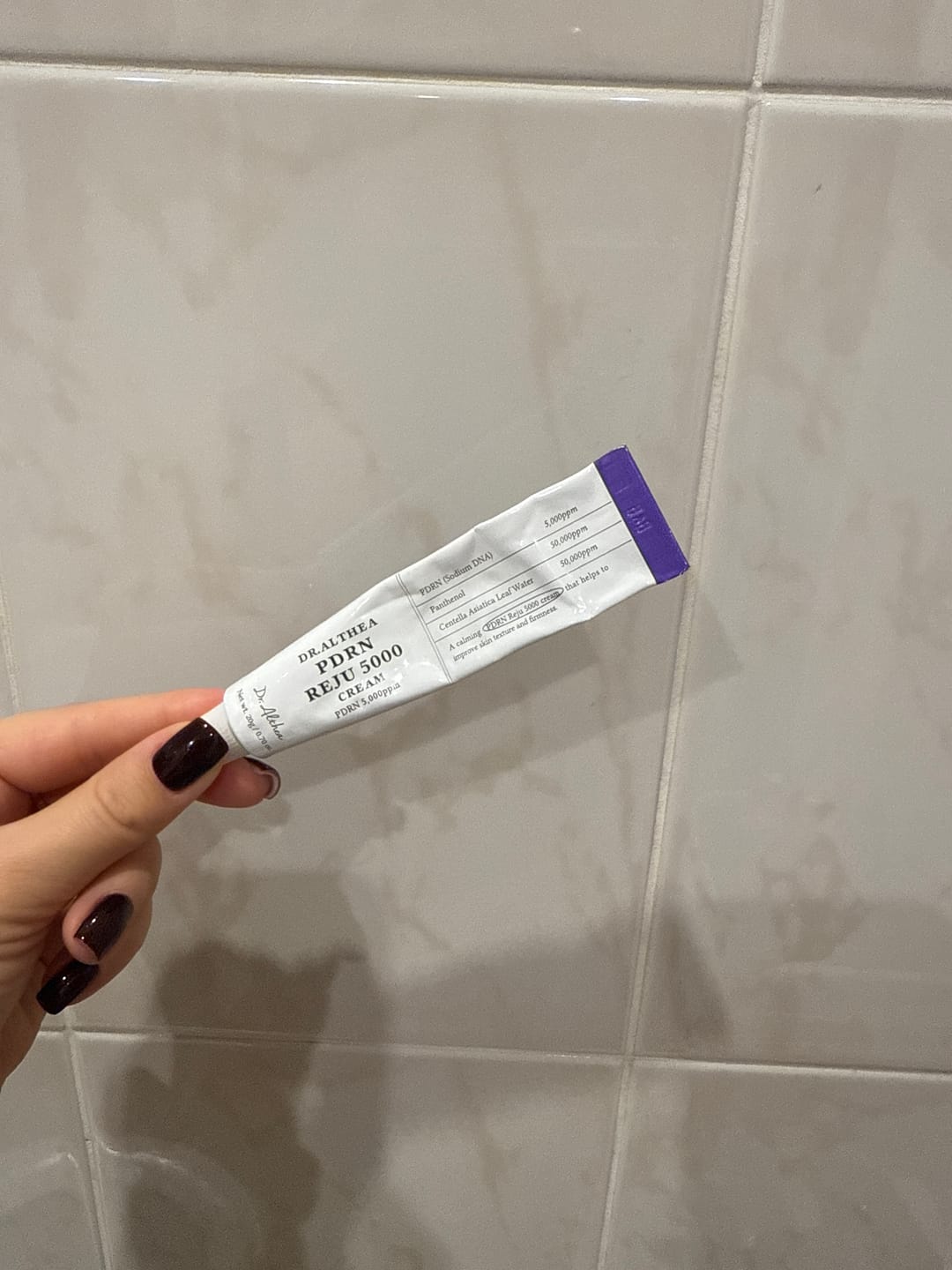 Customer photo review of Atjaunojošs un mitrinošs krēms Dr. Althea PDRN Reju 5000 Cream