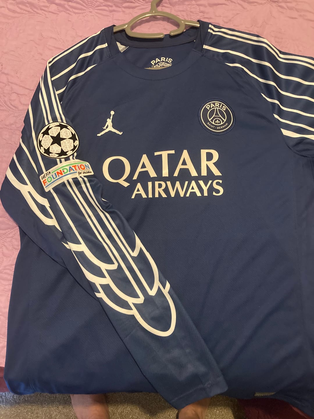 Customer photo review of Maillot PSG Jordan Fourth 24/25 - Manche Longue