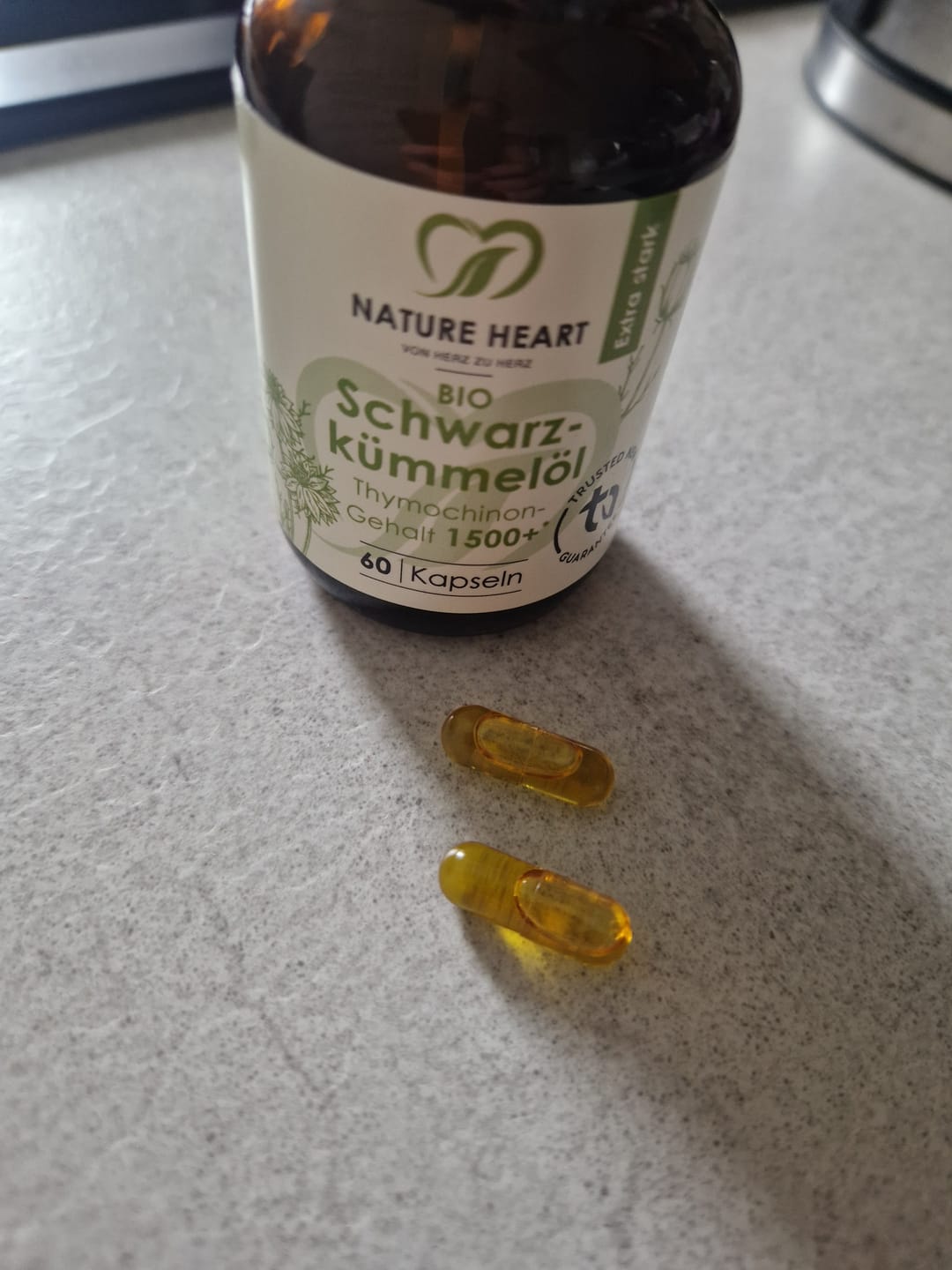 Customer photo review of BIO Schwarzkümmelöl 1500+ Thymochinongehalt