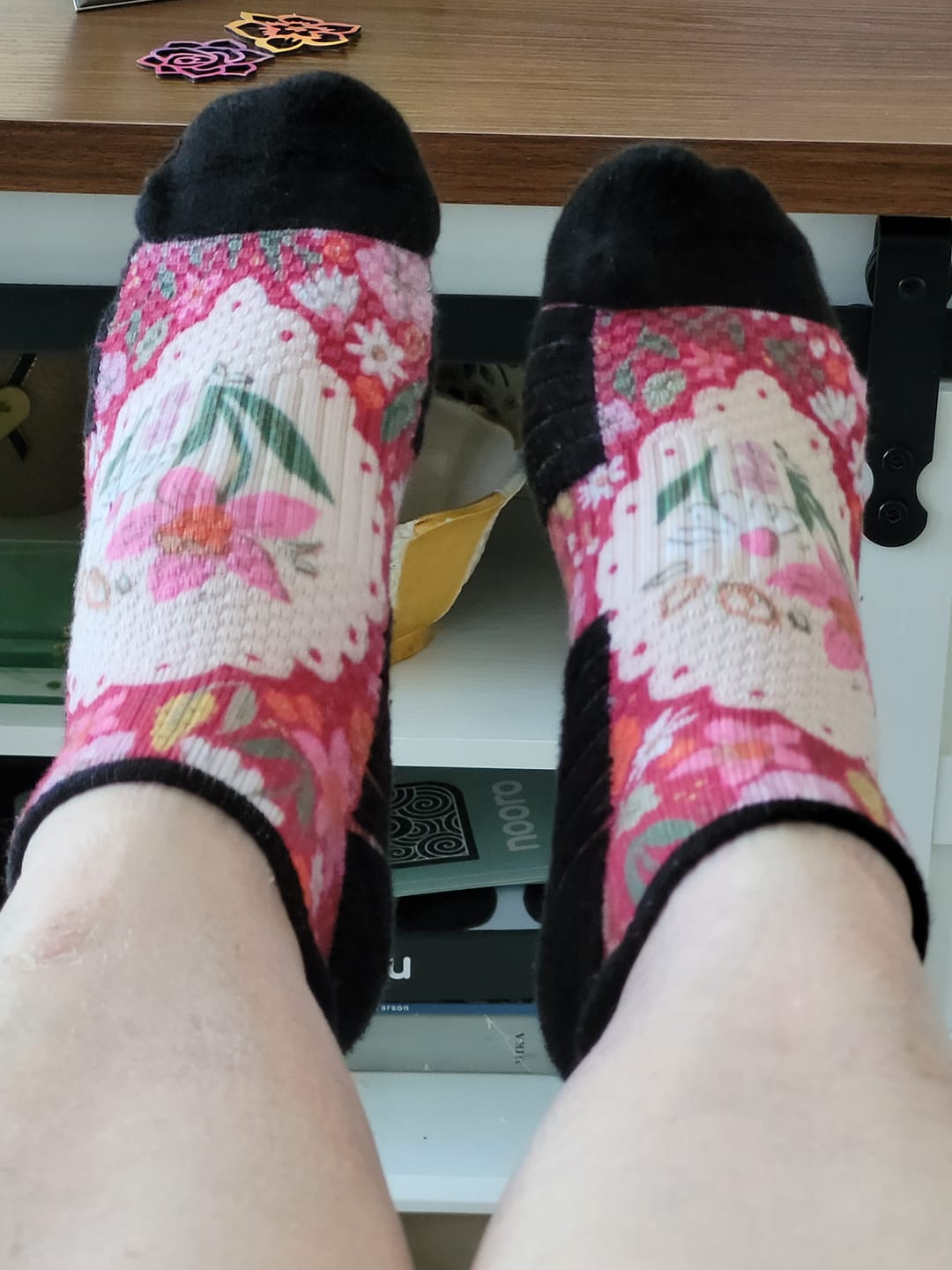 Customer photo review of Ankle Compression Buy 1 Get 2 Free Mystery Offer