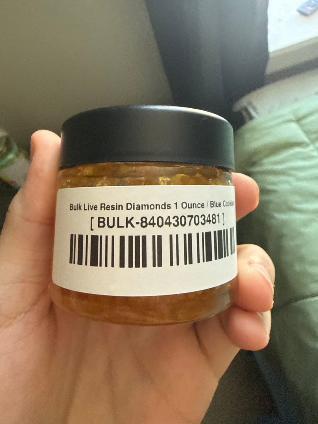 Customer photo review of Bulk Live Resin Diamonds