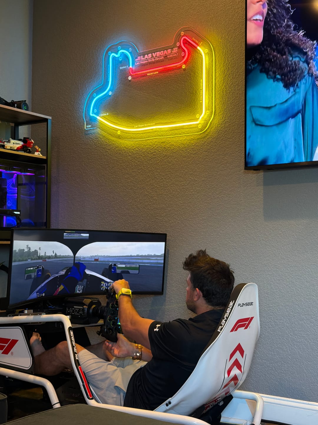 Customer photo review of Las Vegas Strip Circuit Neon Race Track