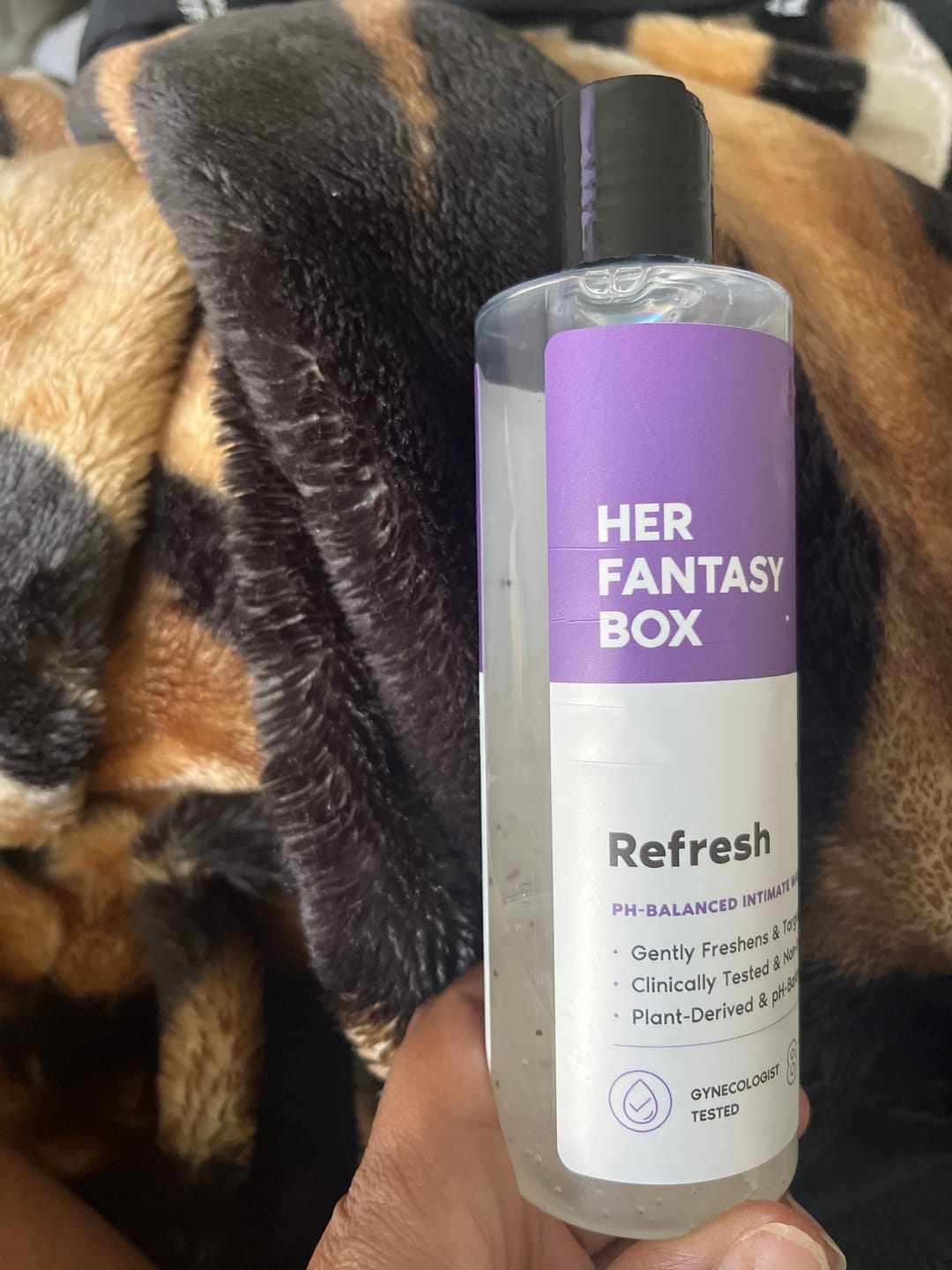 Customer photo review of Refresh Plant Based Intimate Body Wash for Women - pH Balancing