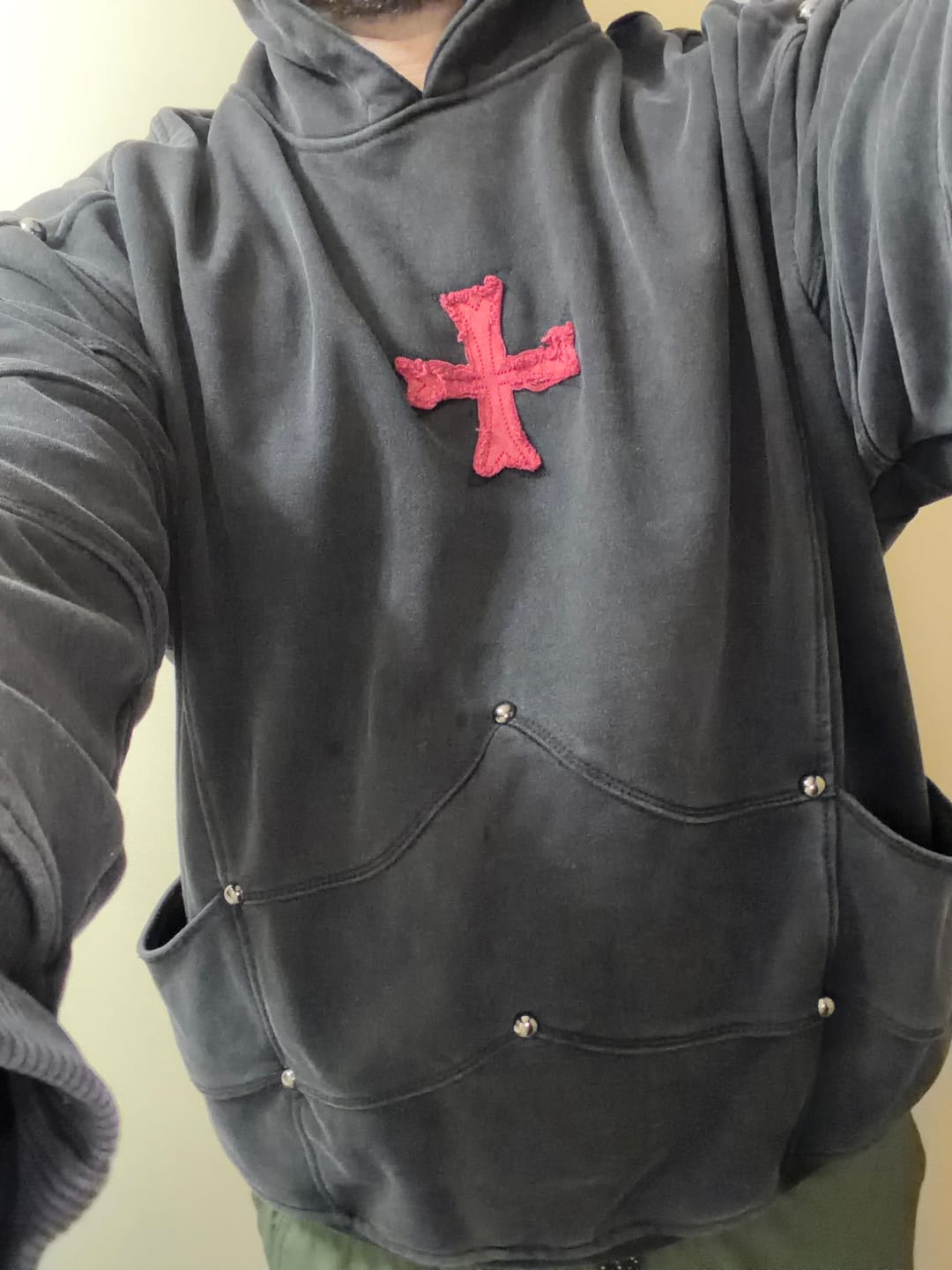 Customer photo review of Crusader Armor Hoodie