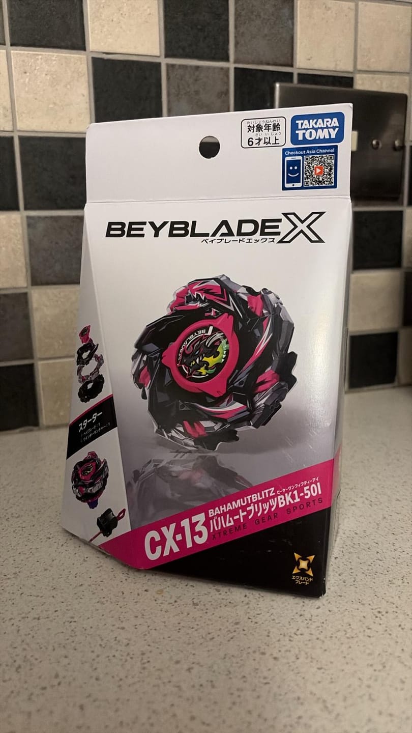 Customer photo review of Takara Tomy Beyblade CX-13 Bahamut Blitz BK1-50I