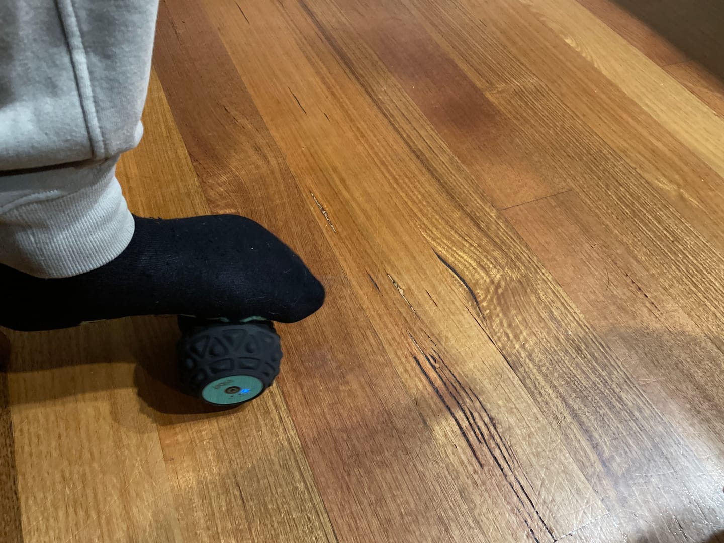 Customer photo review of Vibit ROLL - Portable Vibrating Massage Roller