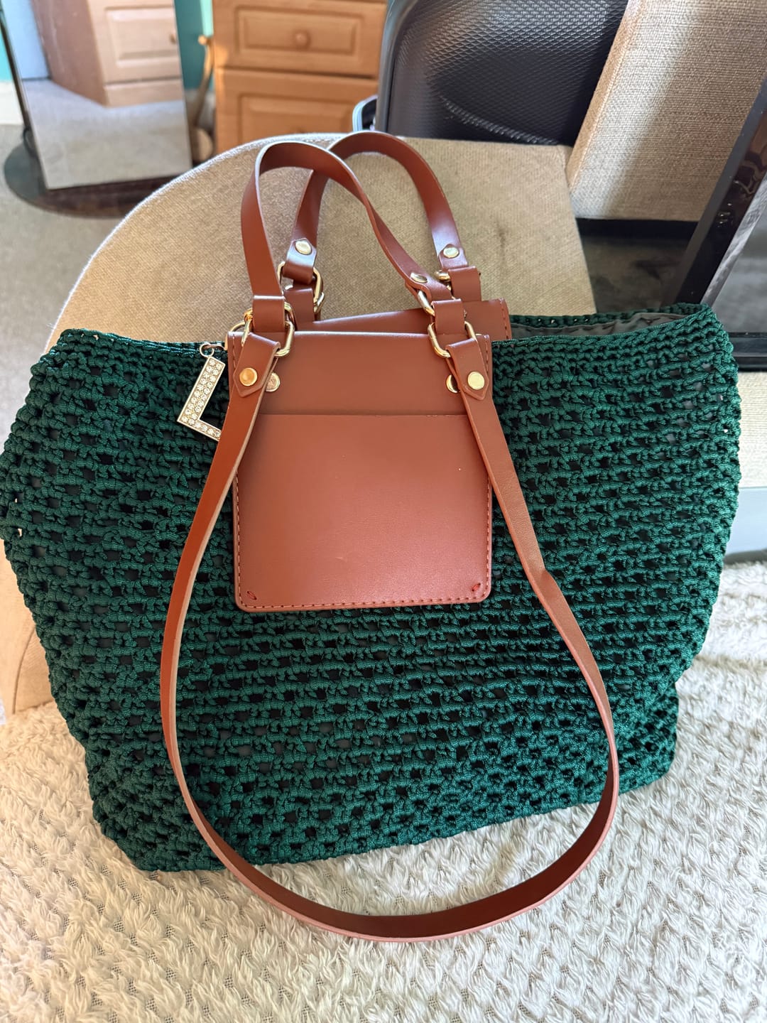 Customer photo review of CrochetPark™ Cleo Tote Crochet Kit
