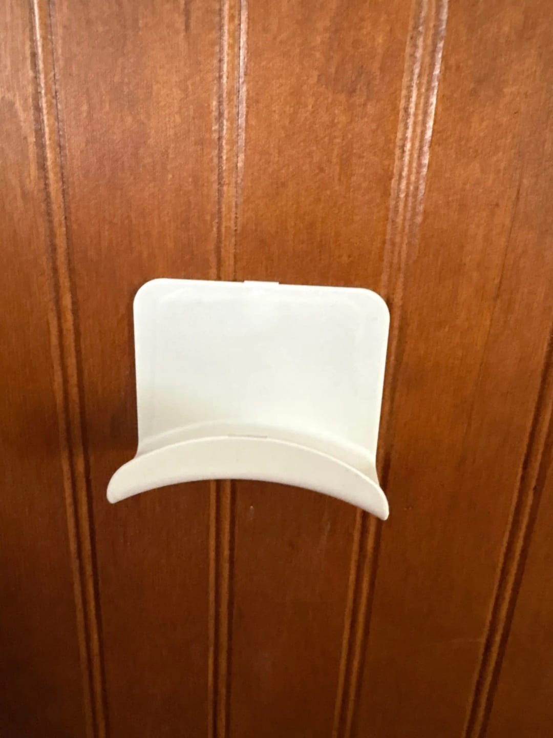 Customer photo review of Universal Headphone Stand – Under-Desk Headset Hanger