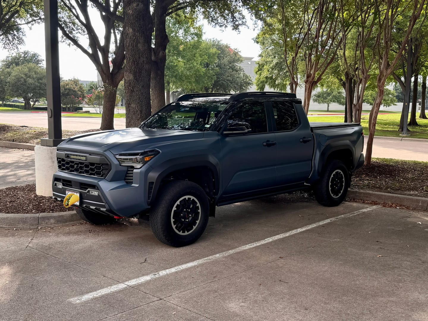 Customer photo review of 2024+ Tacoma Apex Pro Grille with LED Light Bar by YotaTribe