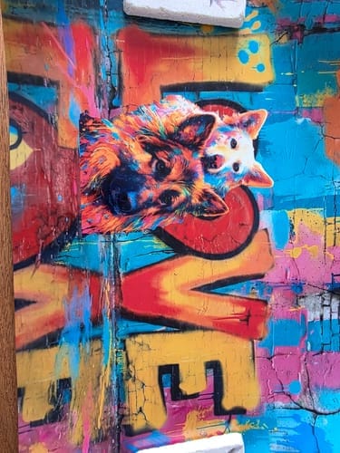 Customer photo review of Personalised Poster - Streetart