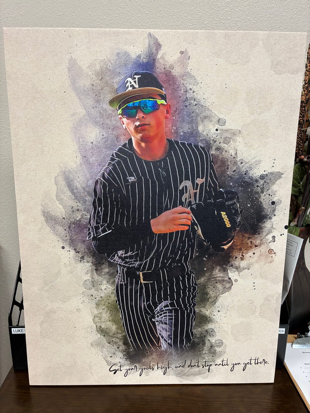Customer photo review of Personalized photo Painting