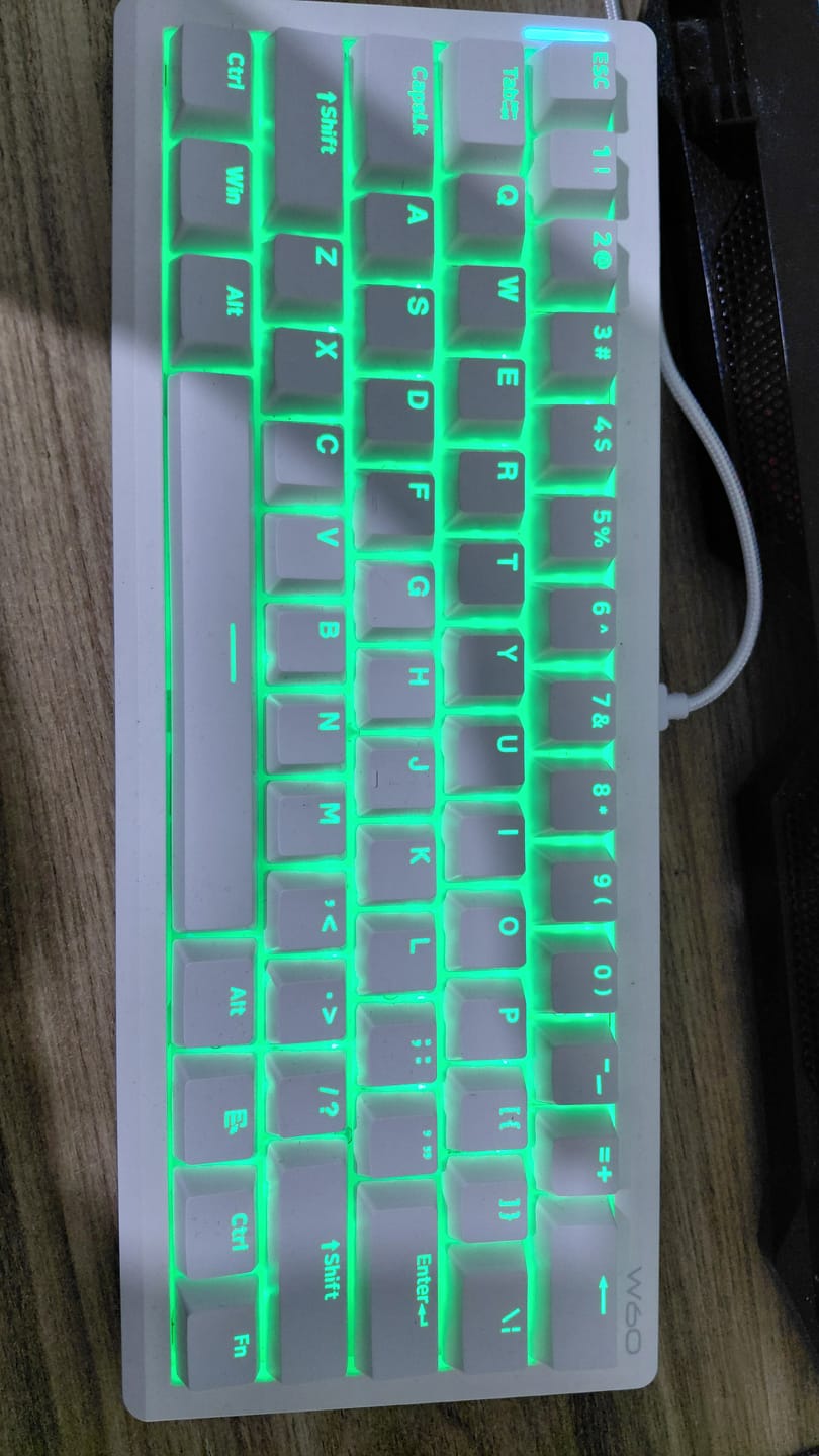 Customer photo review of Wraith W60 Klavye (Manyetik Switch / HE)