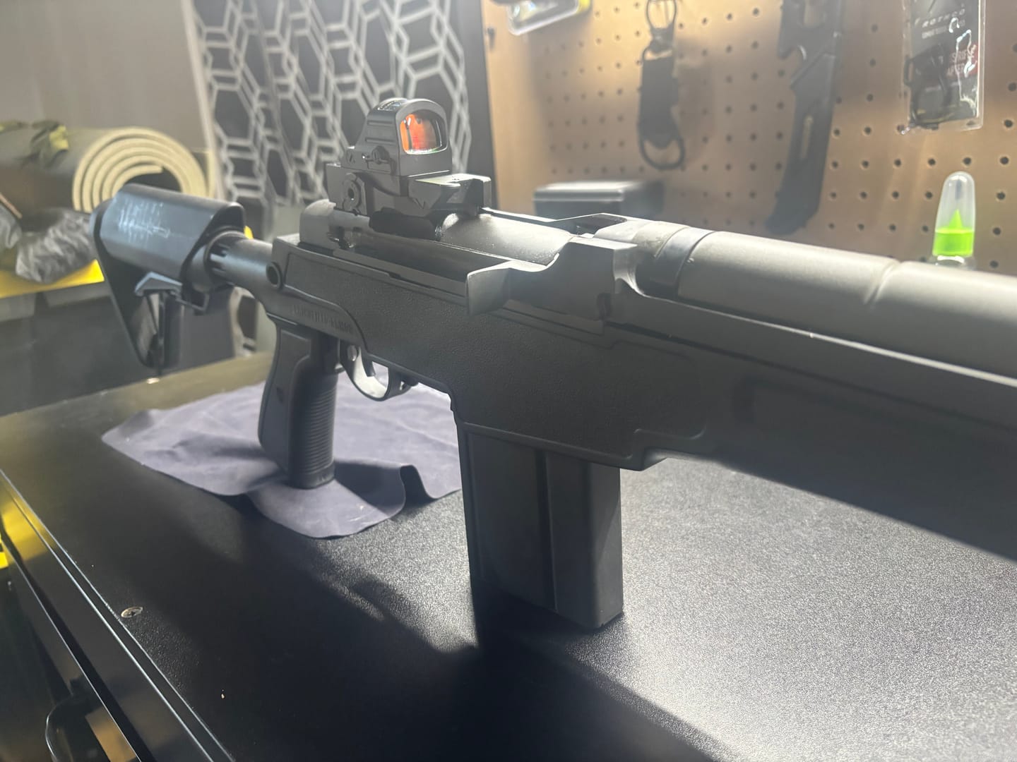 Customer photo review of M1 Garand, M1A and BM-59 Micro Red Dot Base and Picatinny Rail Mount Gen 3