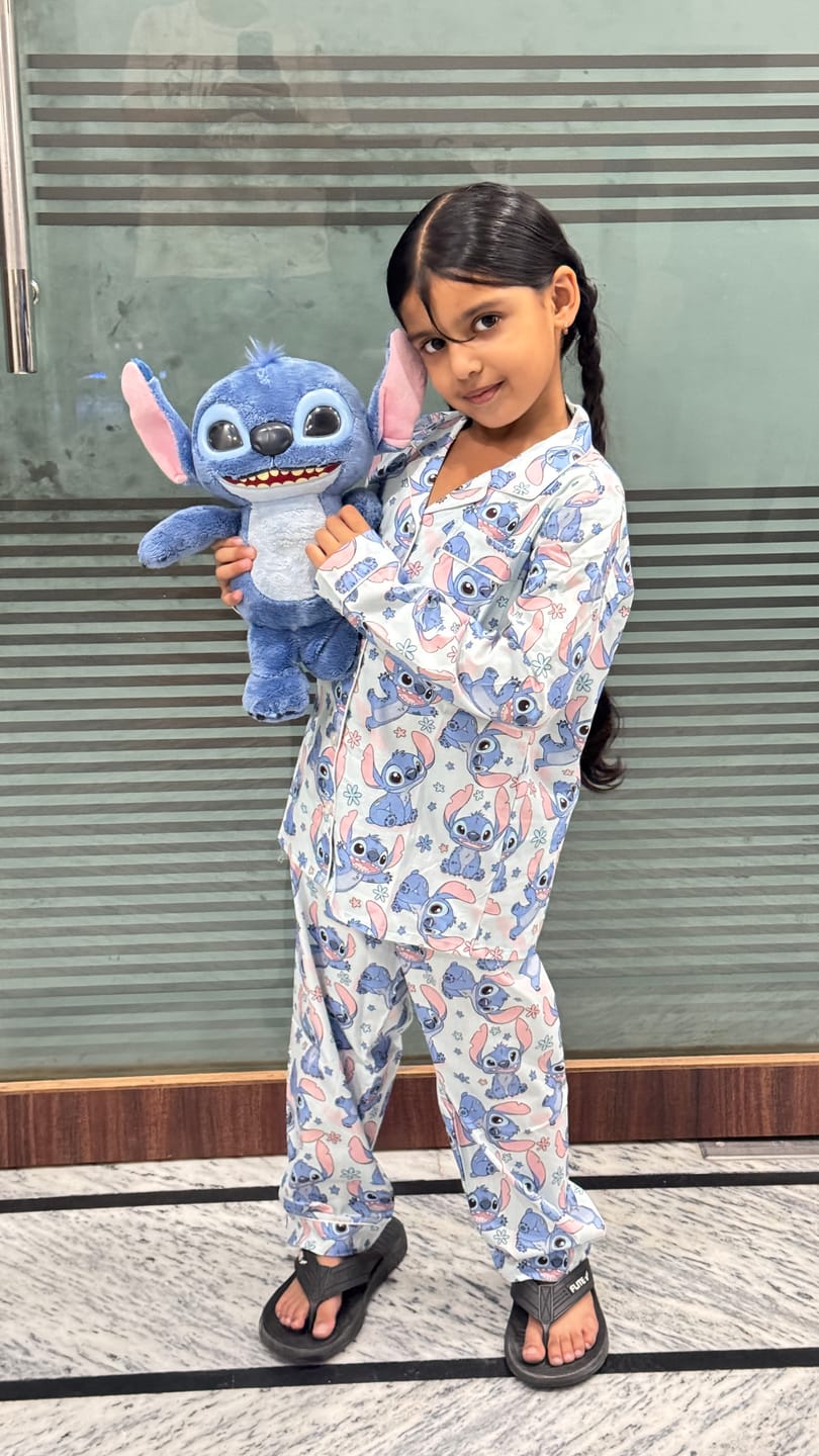 Customer photo review of Lovely Stitch Night Suit