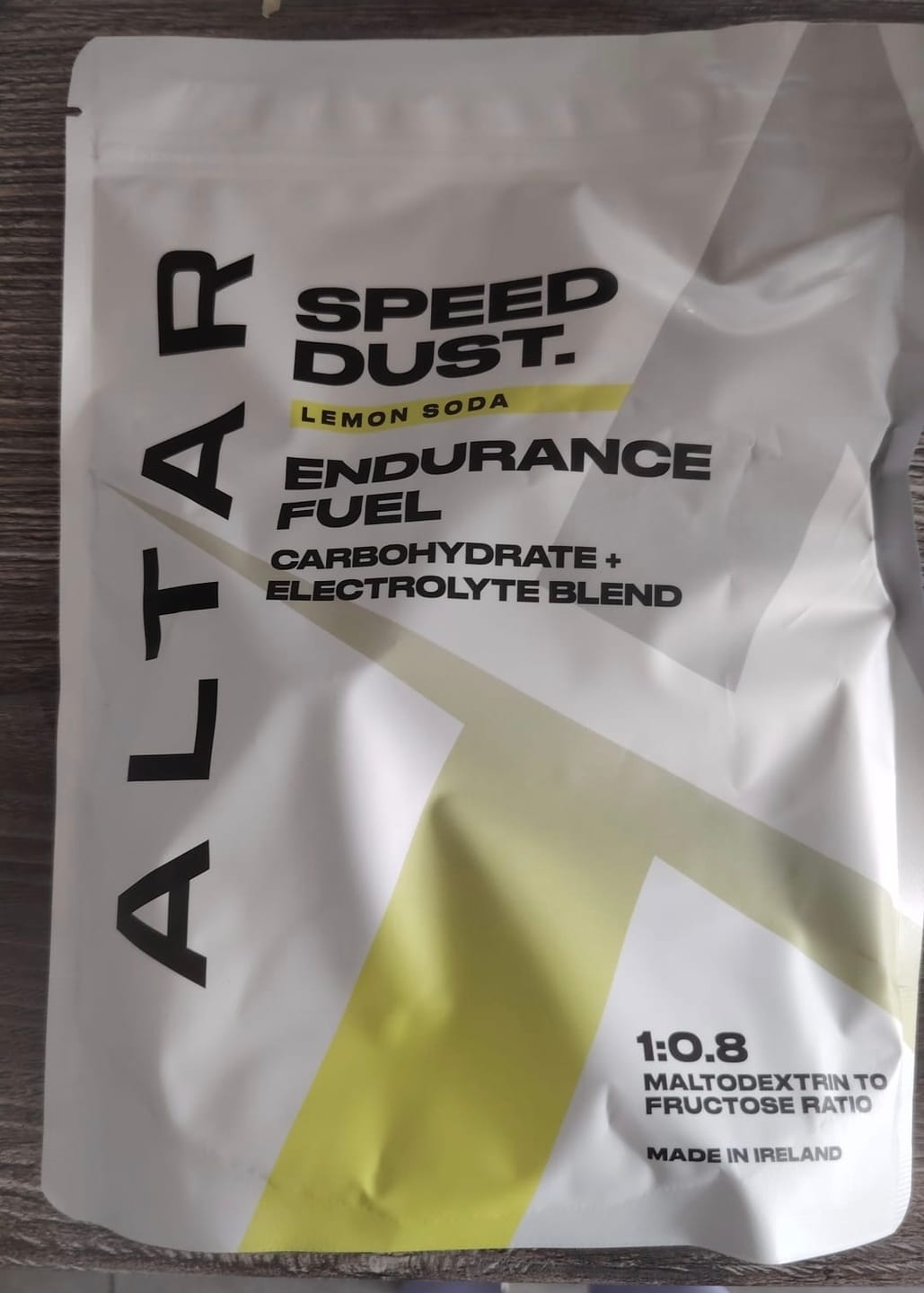 Customer photo review of SPEED DUST - NEW LOOK, SAME DUST.