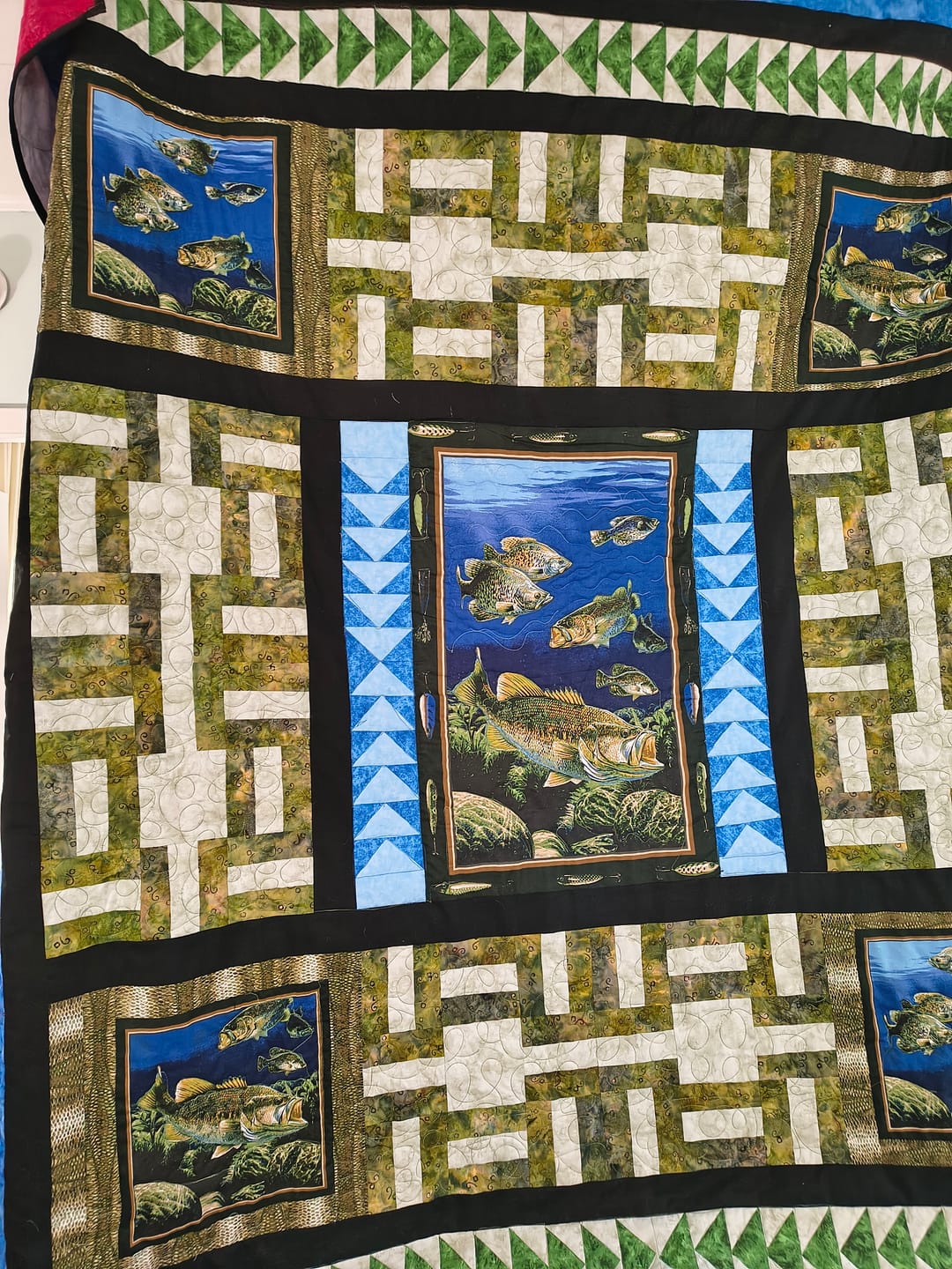 Customer photo review of Mystery 3-yard 108" Fabric Bundle