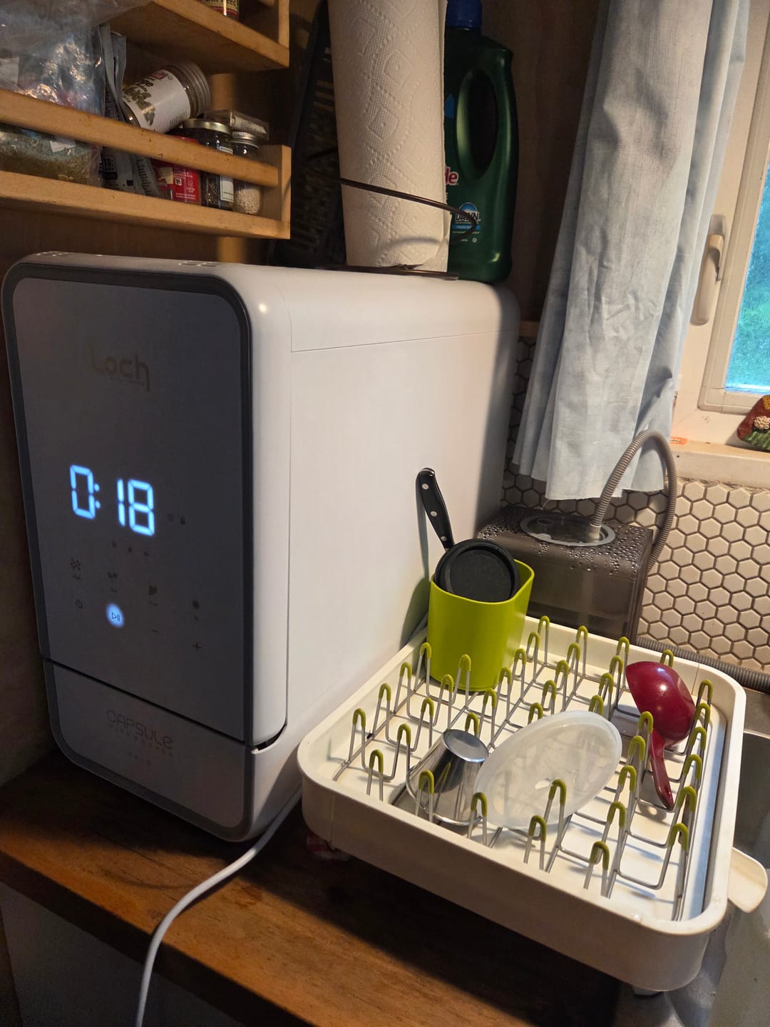 Customer photo review of Capsule Solo Dishwasher