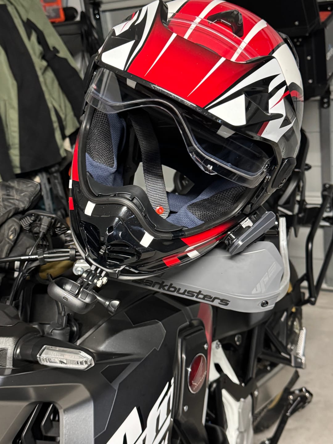 Customer photo review of Arai XD-5 / Tour X-5 Camera Mount