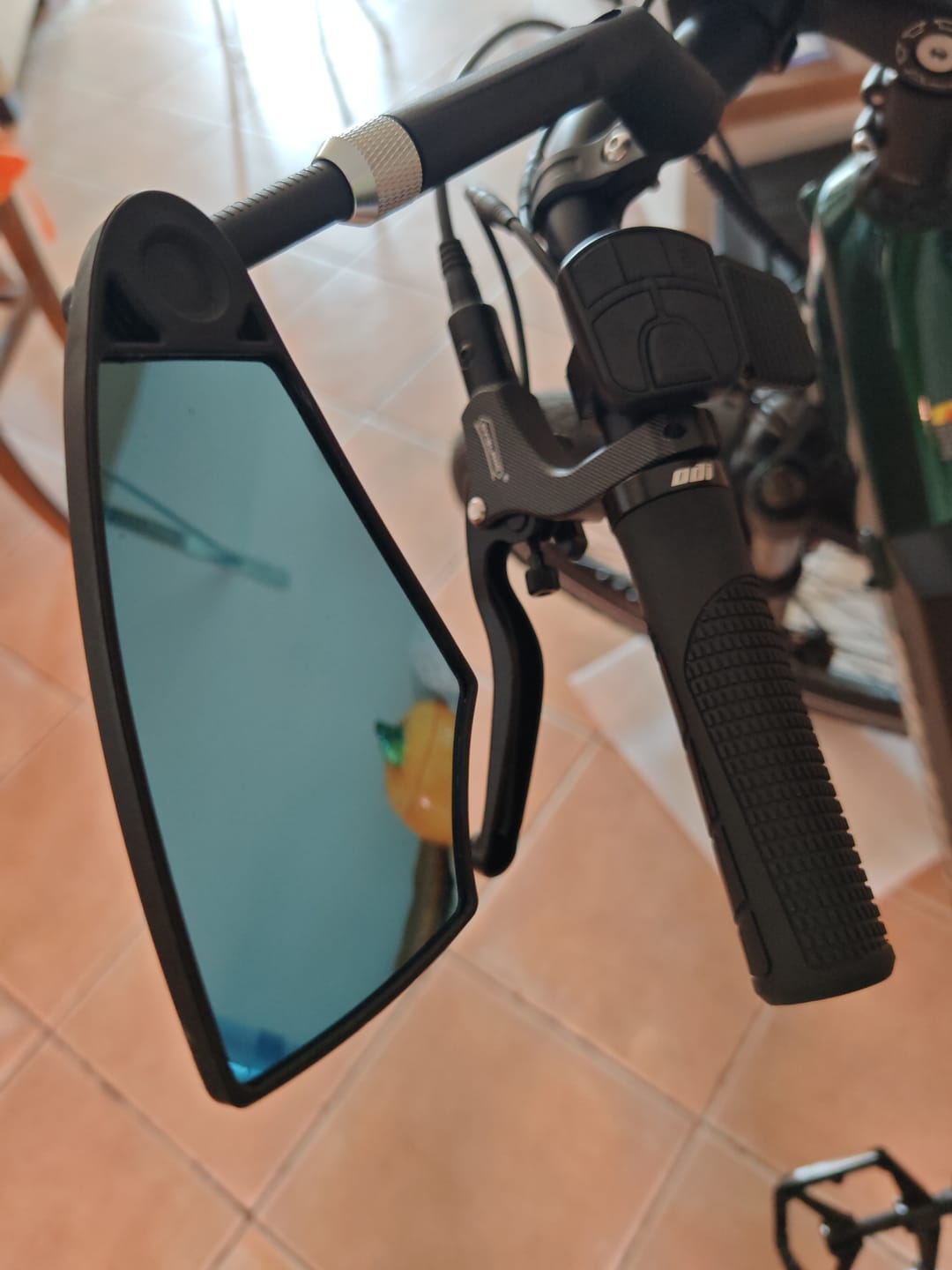 Customer photo review of E-Bike Rearview Mirror | 360° Adjustable