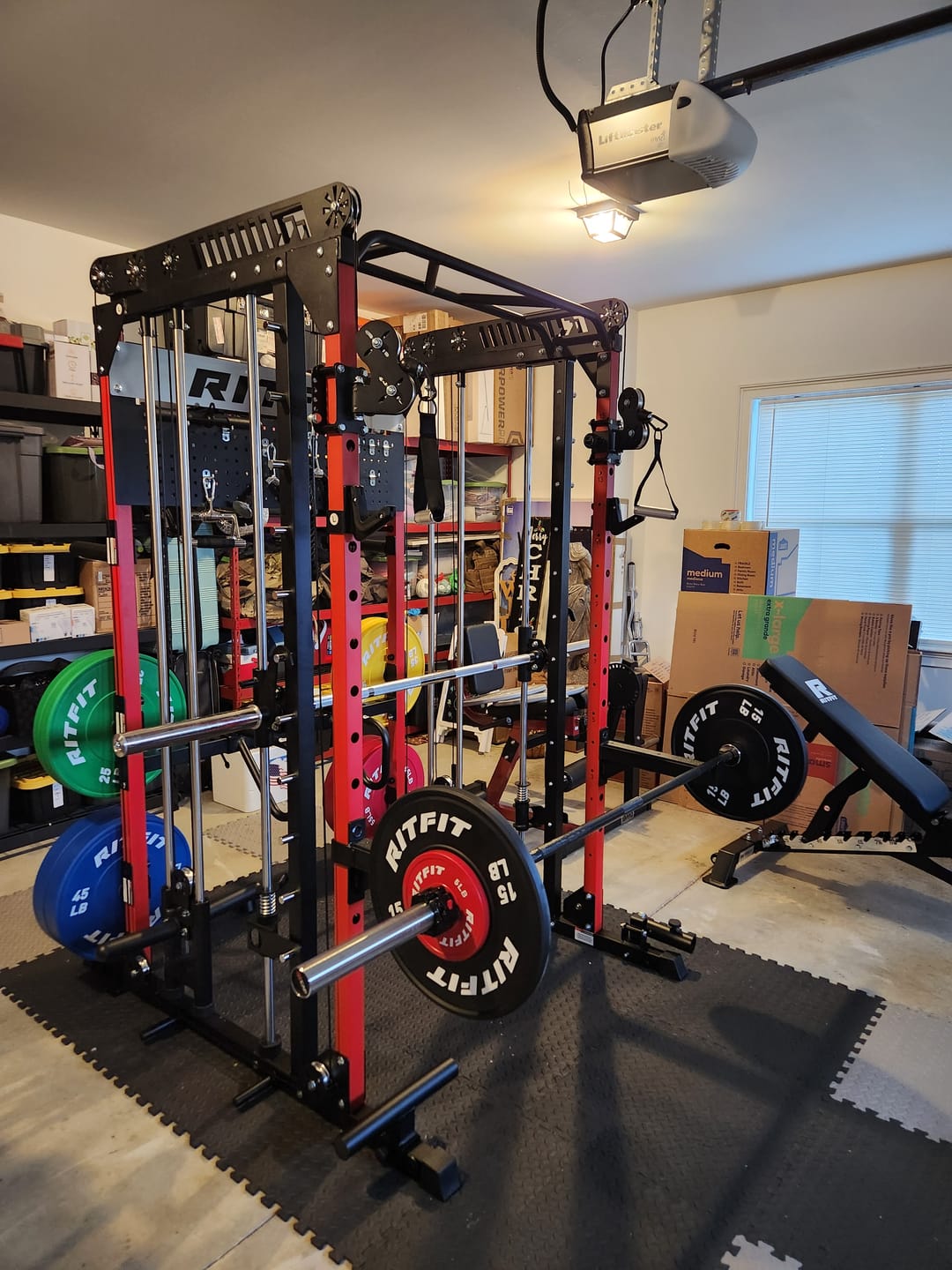 Customer photo review of RitFit Mini Rubber Weight Plates Standard Set