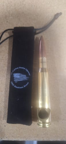 Customer photo review of 50 Caliber BMG Real Bullet Bottle Opener