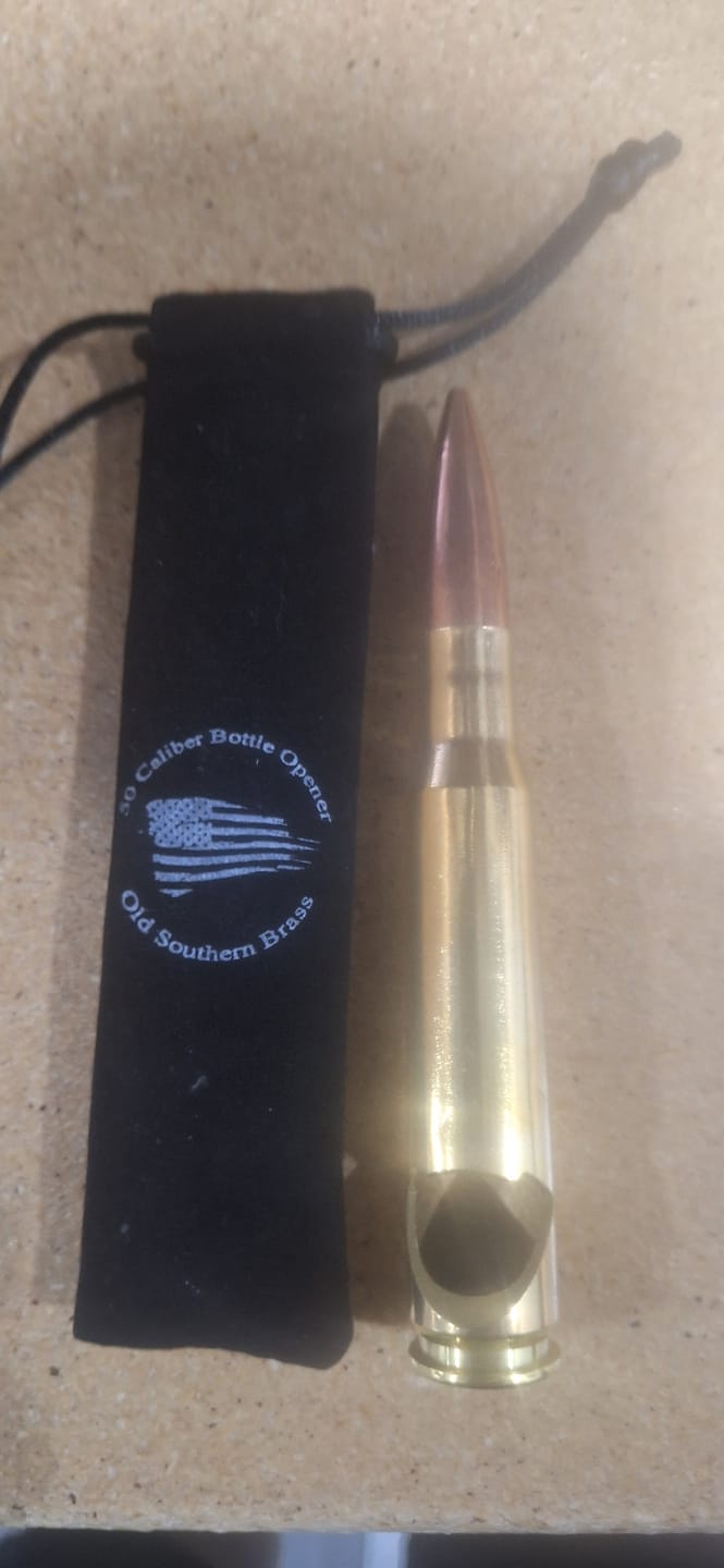 Customer photo review of 50 Caliber BMG Real Bullet Bottle Opener