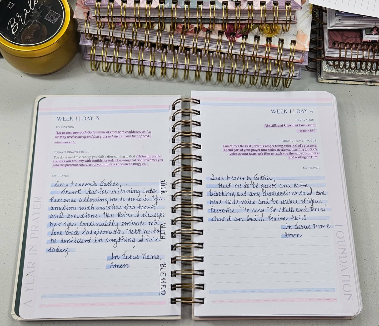 Customer photo review of A Year In Prayer: A Journey of Daily Prayer and Reflection
