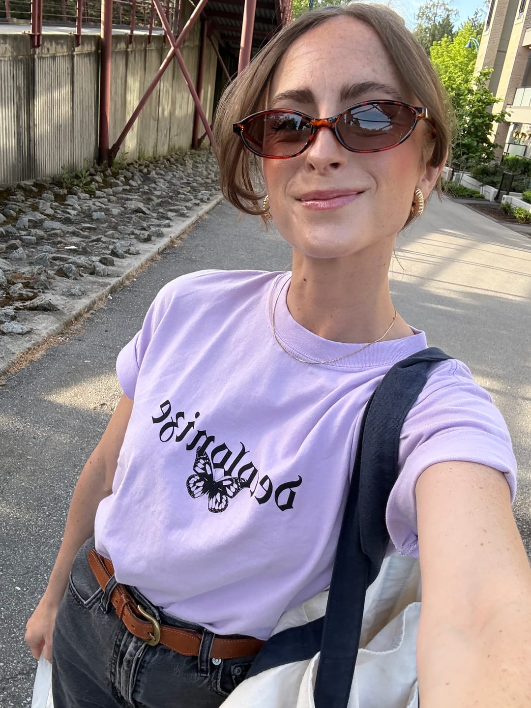 Customer photo review of Decolonize Boxy Tee