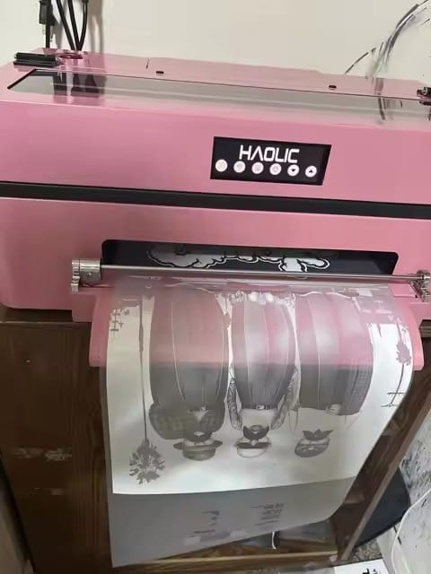 Customer photo review of Haolic Mini D8 DTF Printer 13" | Compact Direct-to-Film Printer for Small Business & Home Use