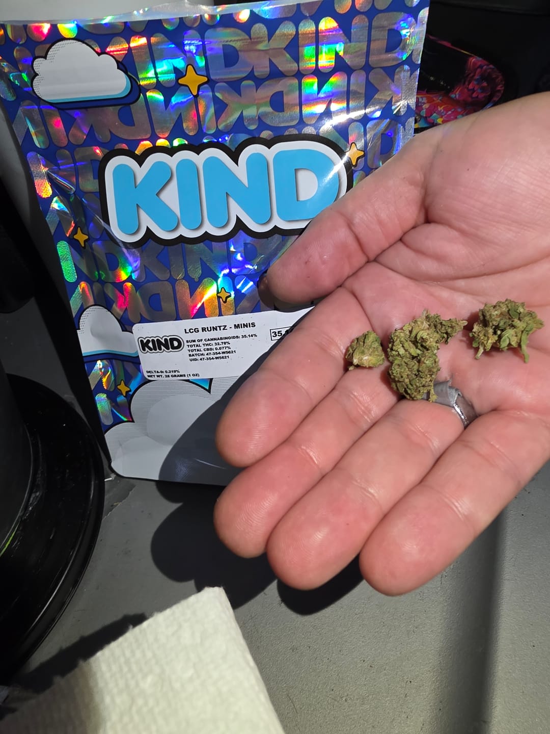 Customer photo review of LCG Runtz - Minis - 28 Grams - Hybrid