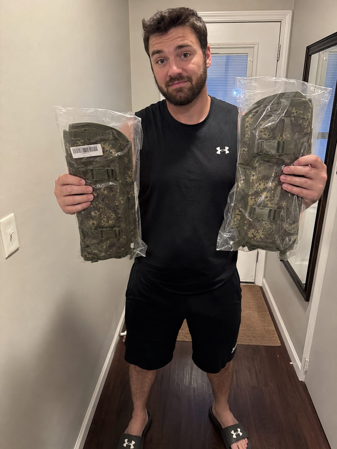 Customer photo review of Tactical Leg Gaiters|Snake & Thorn Proof