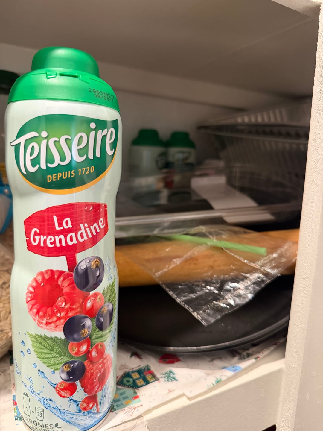 Customer photo review of Teisseire French Grenadine Syrup, 20 fl oz (600 ml)