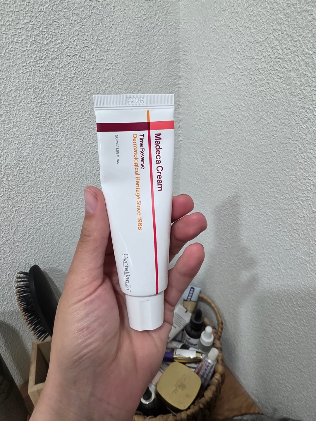 Customer photo review of Ādu nostiprinošs krēms Centellian24 Madeca Cream Time Reverse Season
