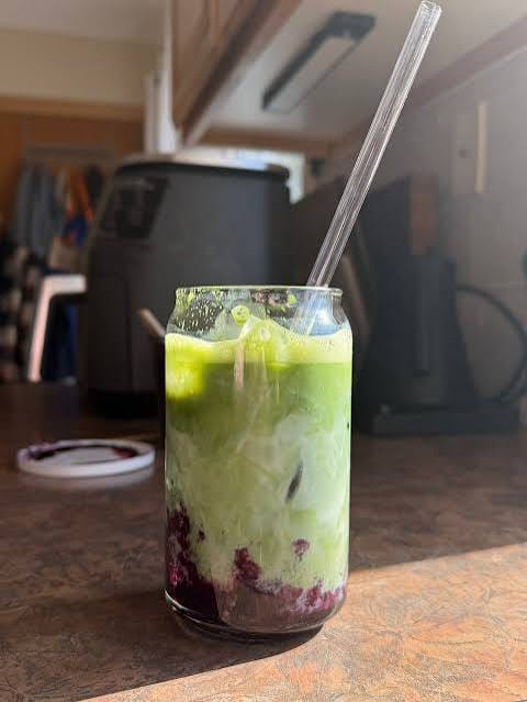 Customer photo review of Blueberry Pancake Syrup