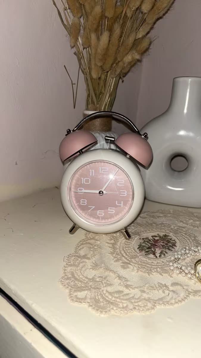 Customer photo review of Pastel Alarm Clock