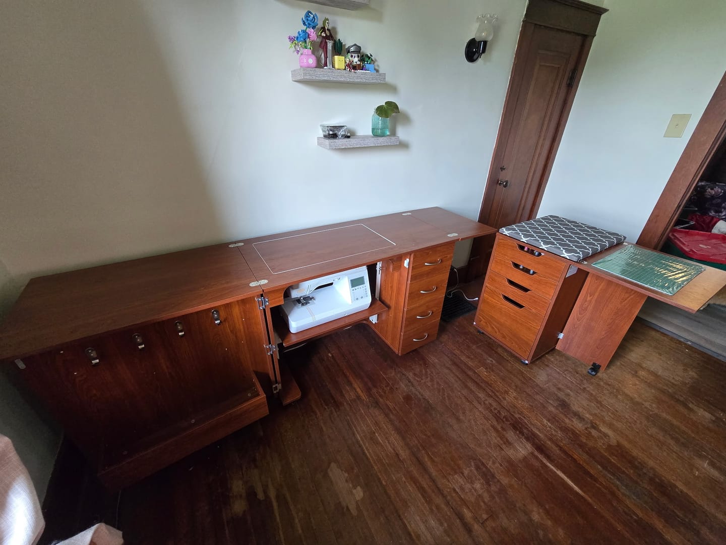 Customer photo review of Harriet Sewing Cabinet (2 Colors Available)