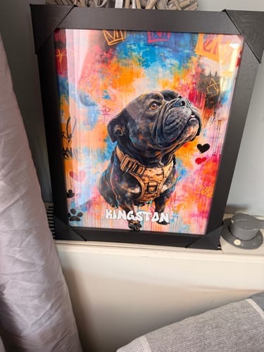 Customer photo review of Personalised Poster - Streetart