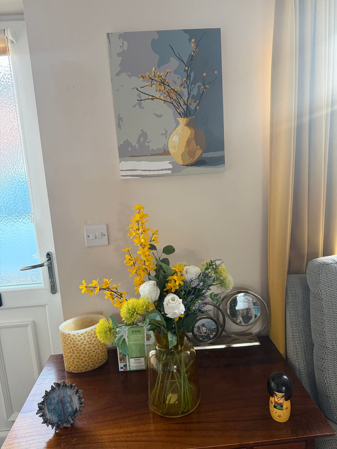 Customer photo review of Golden Vase | Paint by Number