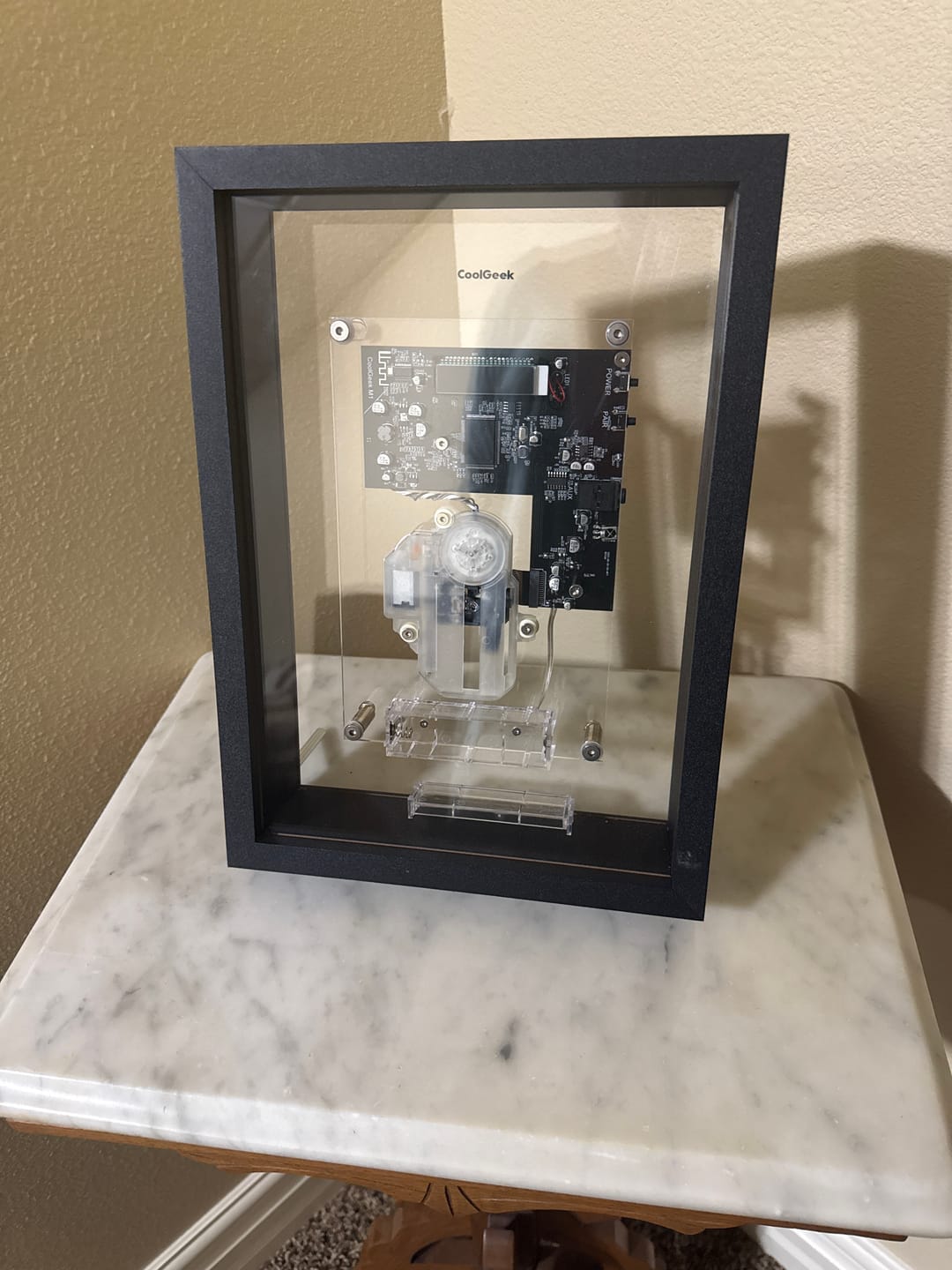 Customer photo review of M1 Music Frame CD Player
